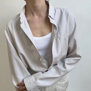 Men’s off-white shirt from COS